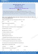 Đề thi giữa kì 1 Hóa 10 Kết nối tri thức - Đề số 1